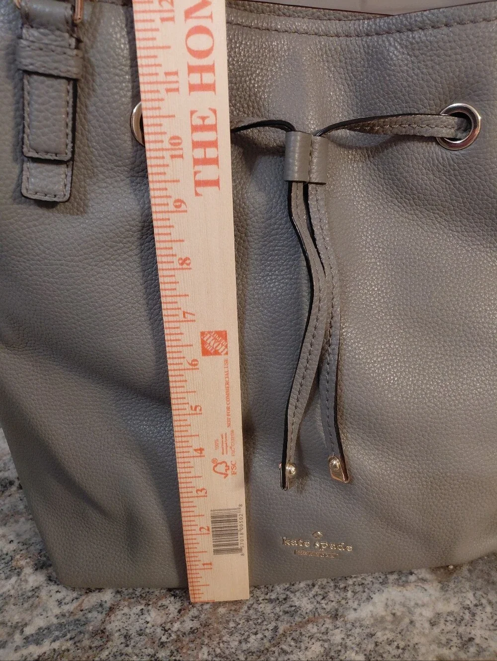 kate spade NY Jackson Street Arianna Leather Drawstring Tote Shoulder Bag